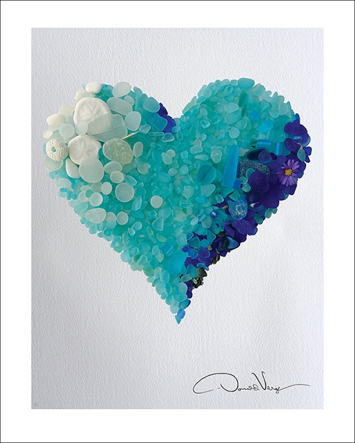 blue sea glass heart_500